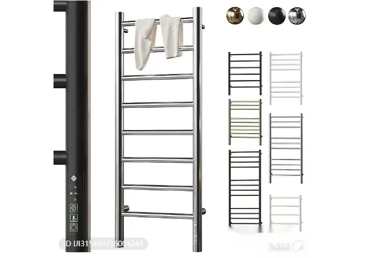 A Towel Warmer With Various Attachments 3D Model – 8840 – VRAY Render