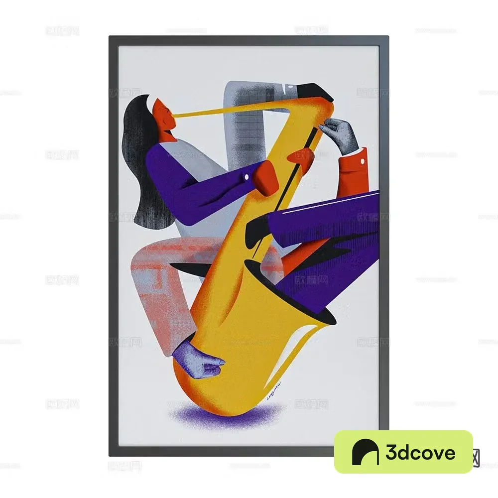 NC Design cartoon character hanging painting decorative painting