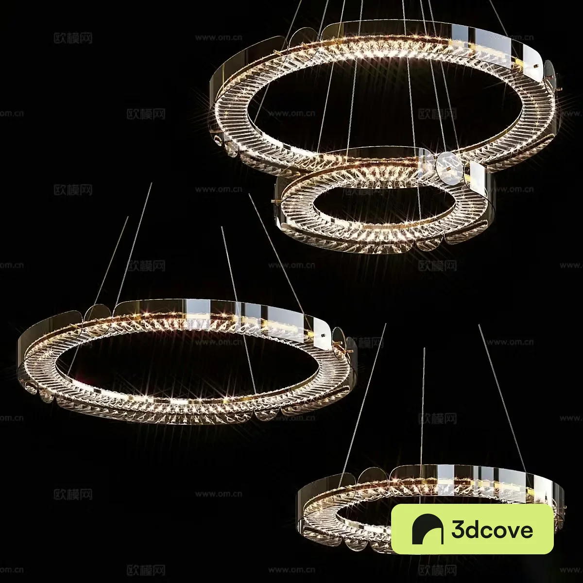 New Chinese style light luxury decorative chandelier