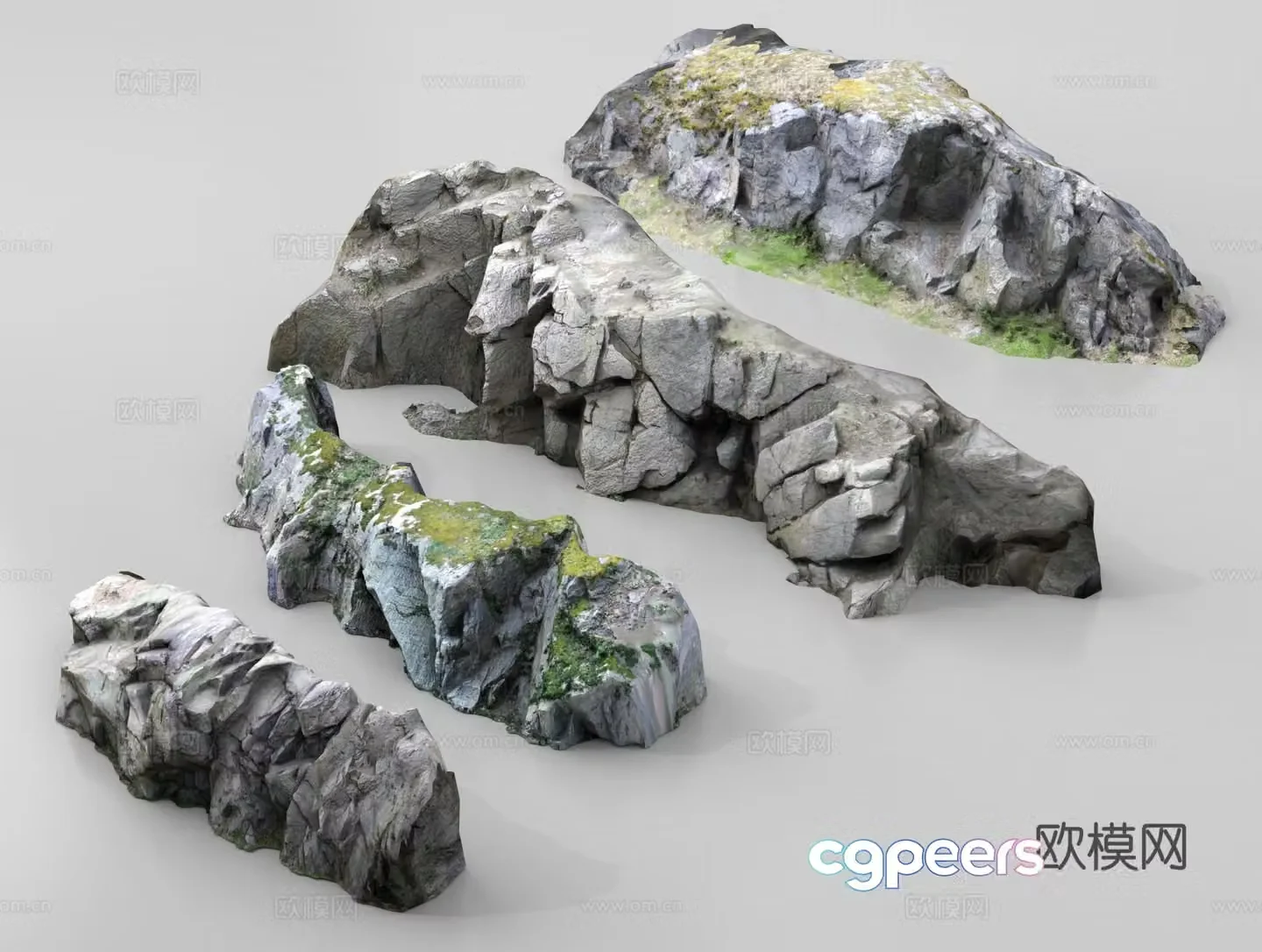 Landscape stones Garden stones Landscape stones Stone Landscape Rockery 3D Model
