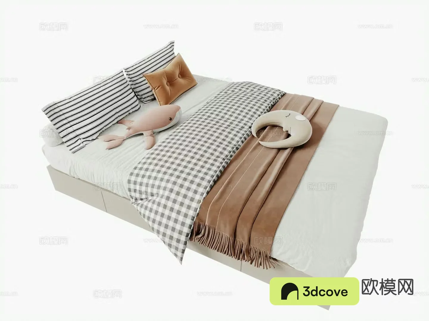Modern double bed