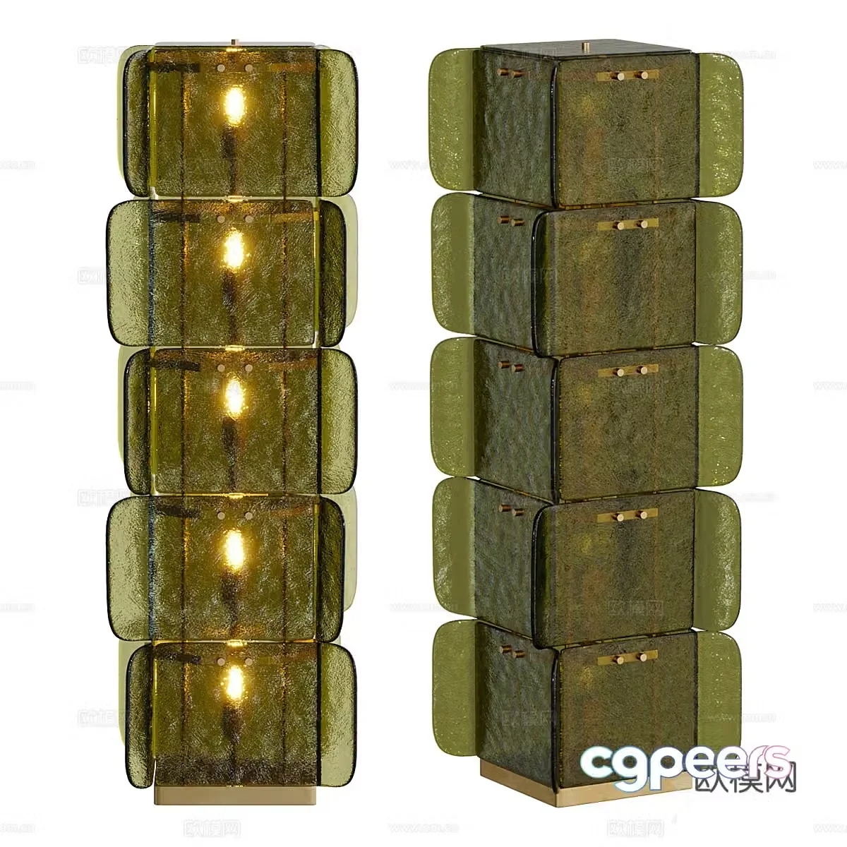 Elias Italian floor lamp 3d model