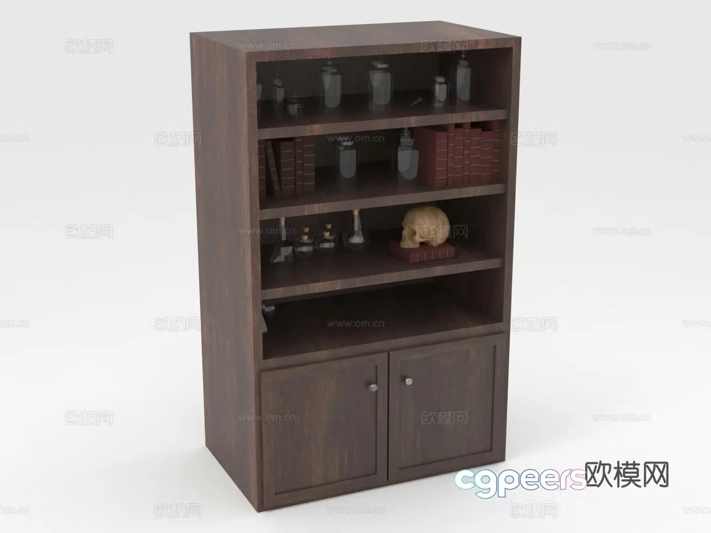 Wooden cabinet Storage cabinet Storage cabinet Display cabinet Cabinet 3D model