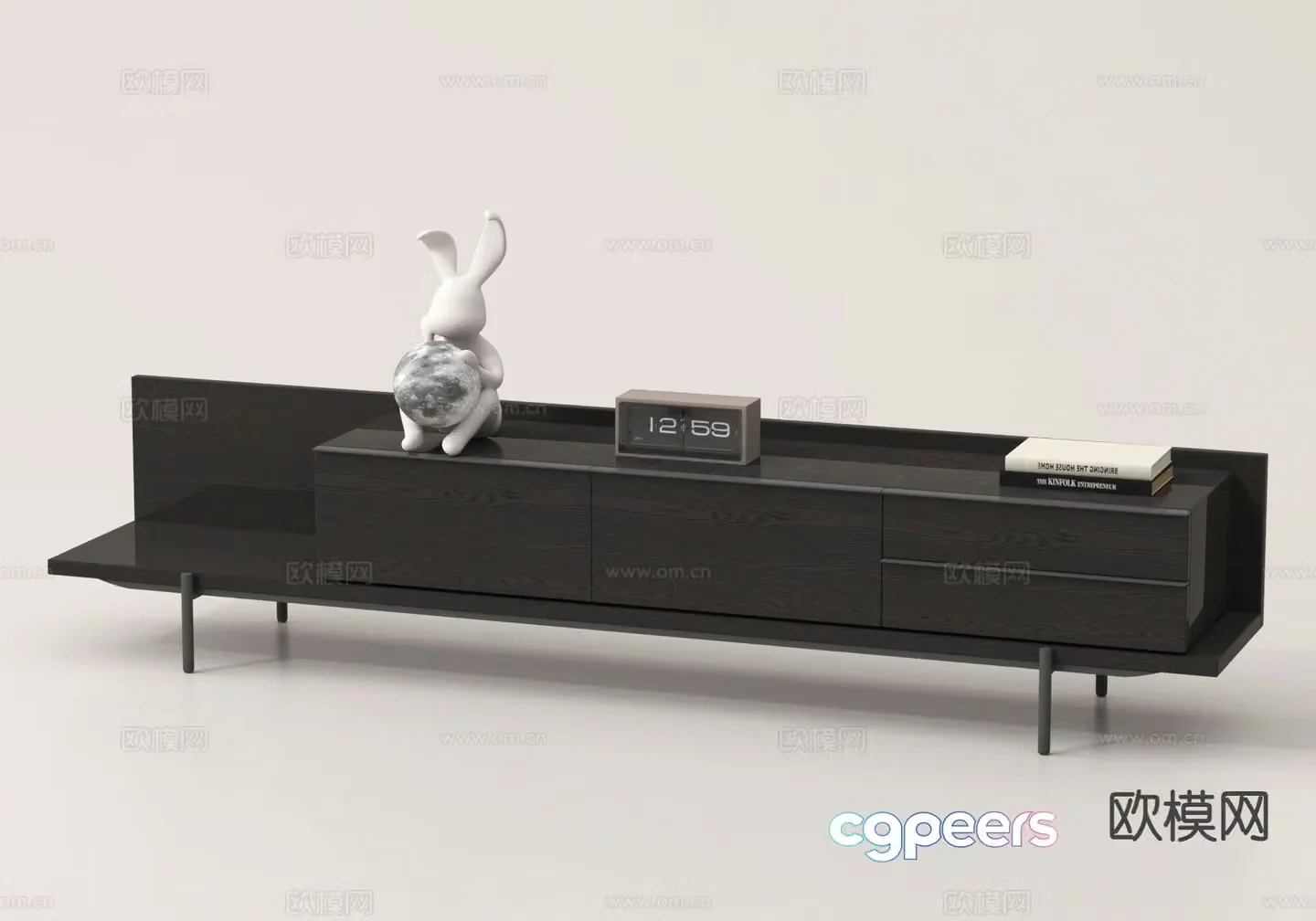 Modern TV cabinet 3d model