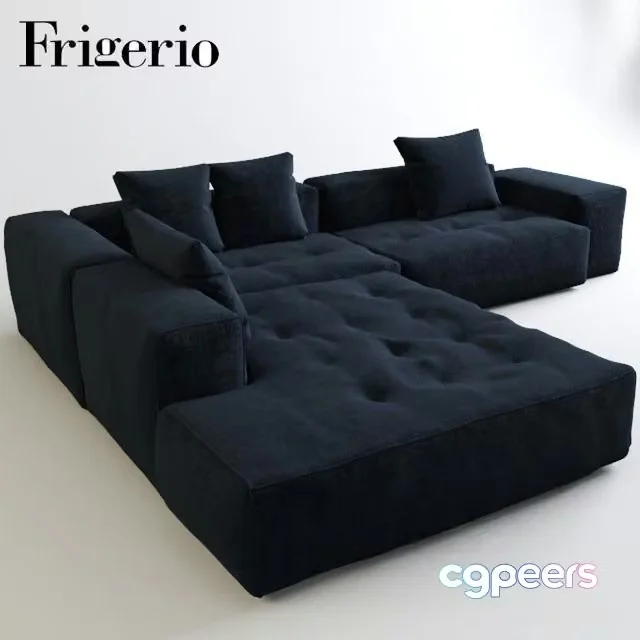 3ds Max Free – Corner sofa Frigerio Cooper
