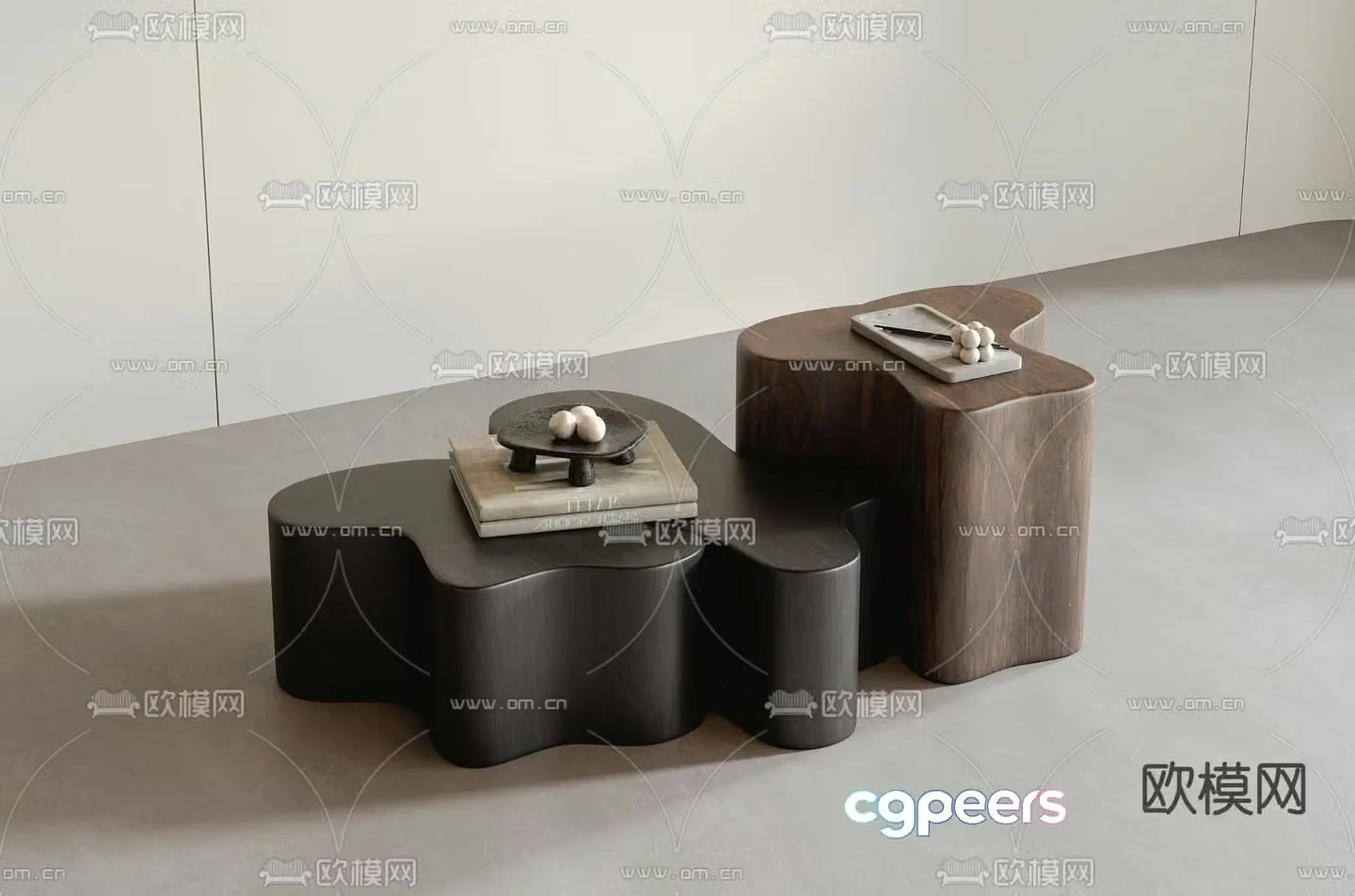 3D model of mother-in-law coffee table