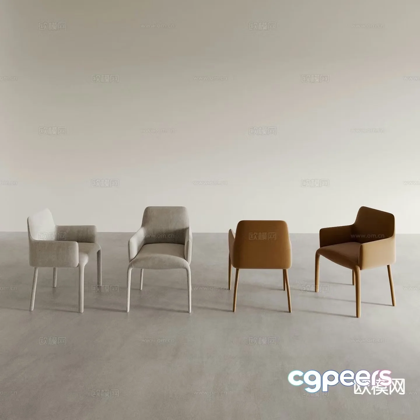 Modern chair sofa chair armchair 3d model