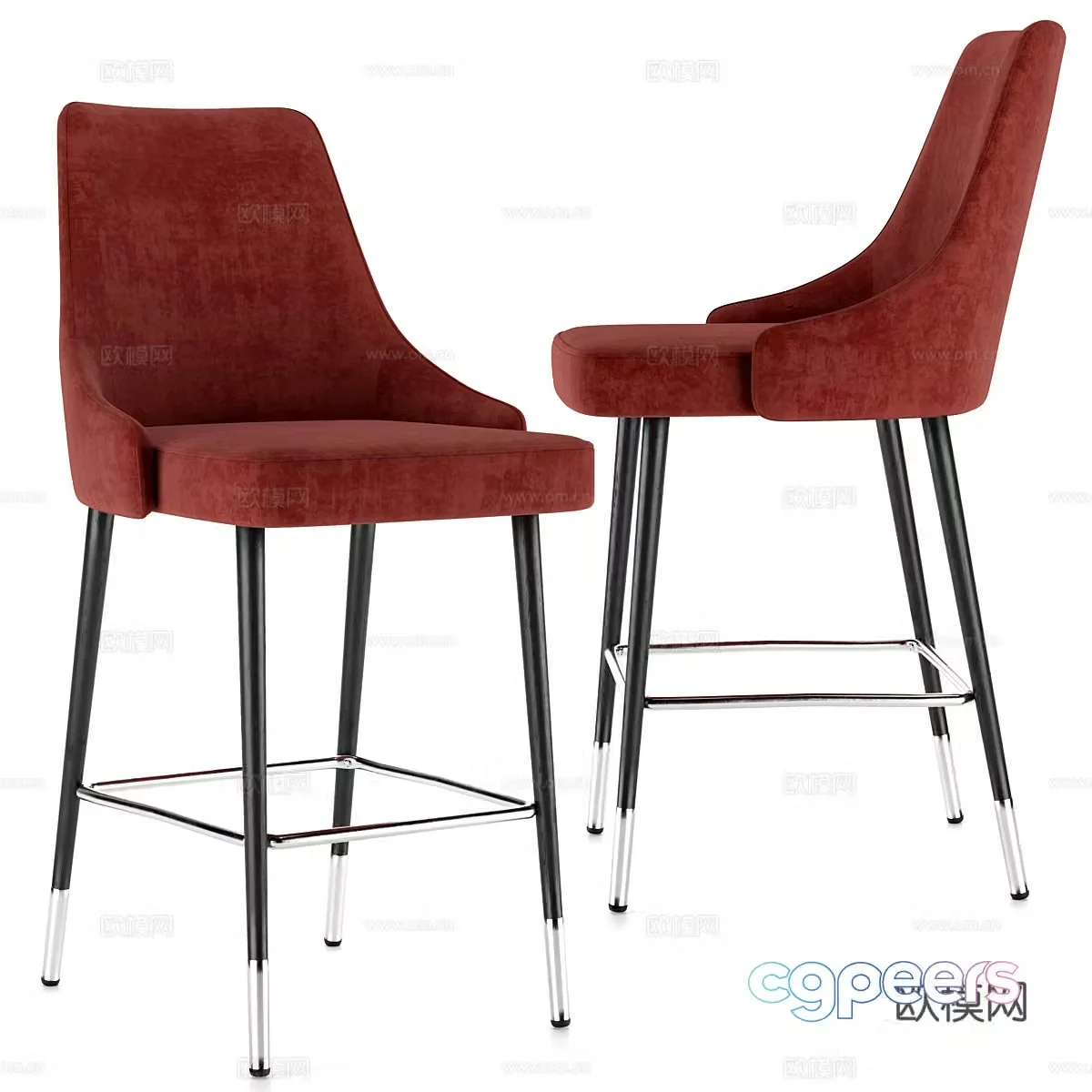 Bar chair 3D model