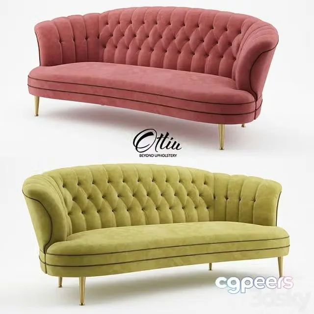 3ds Max Free – Diana sofa – Ottiu