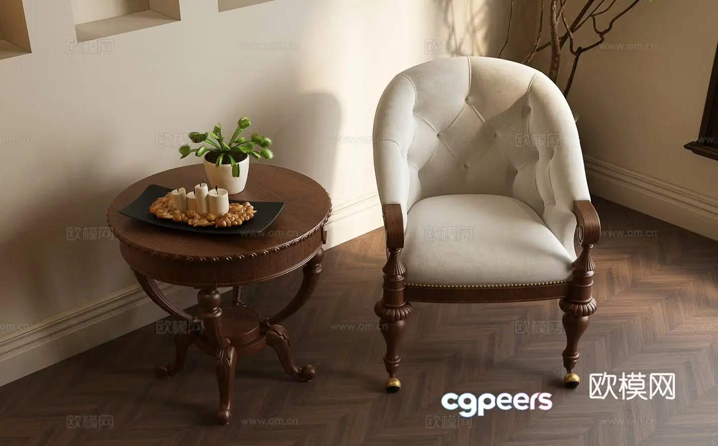 American casual chair American casual sofa 3d model