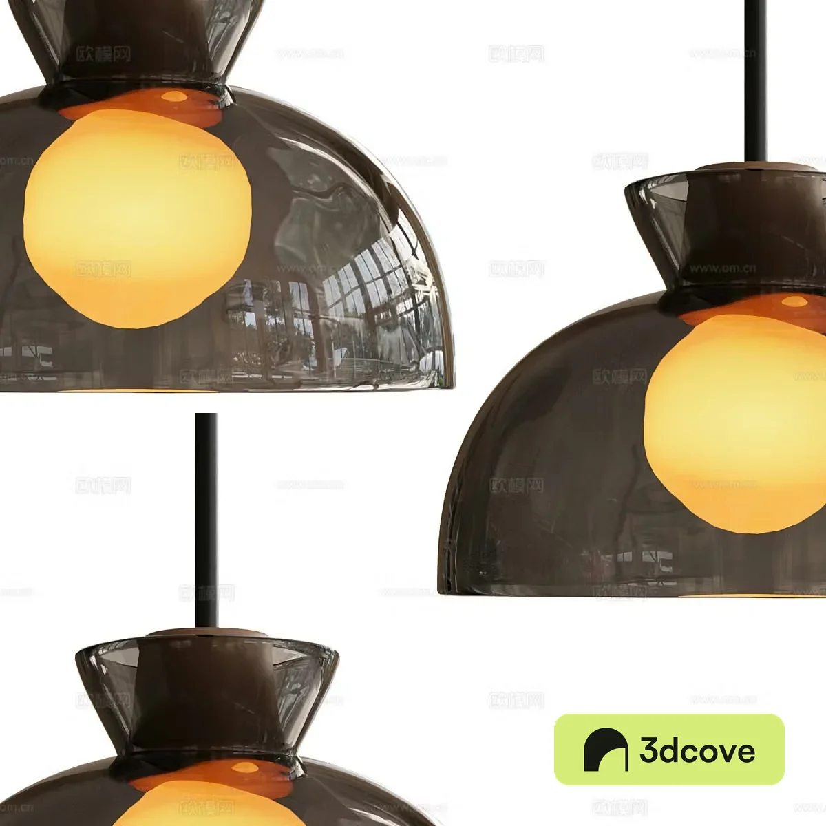 Modern minimalist chandelier glass chandelier