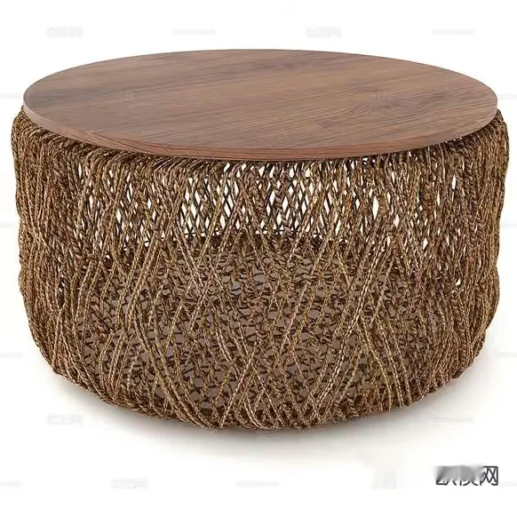A Woven Table 3D Model – 14216 – CORONA Render