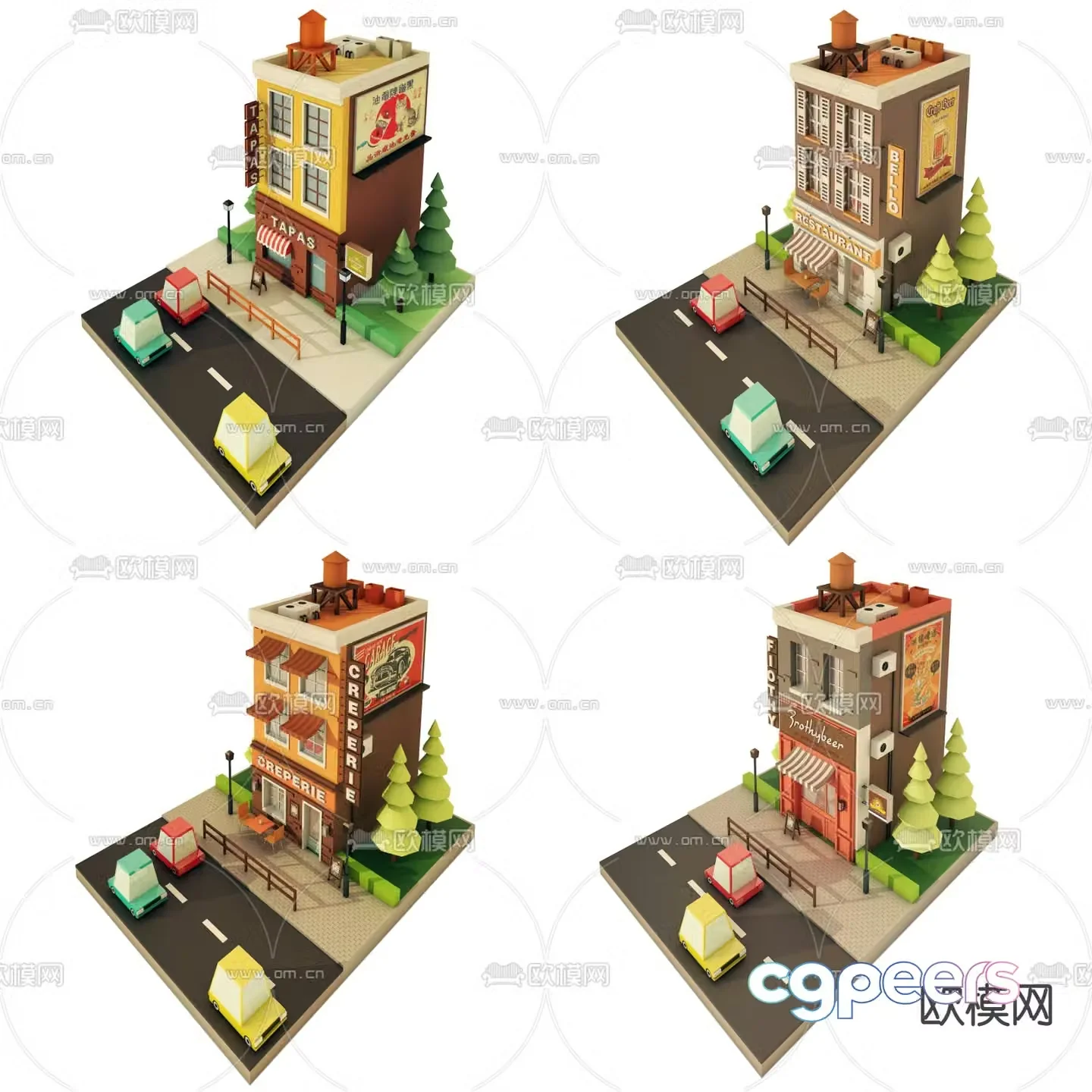 Building block toys children’s toys 3d model
