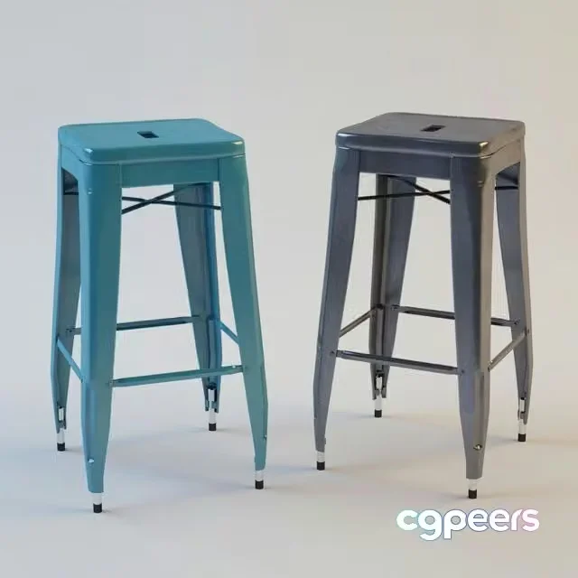 3ds Max Free – small stool