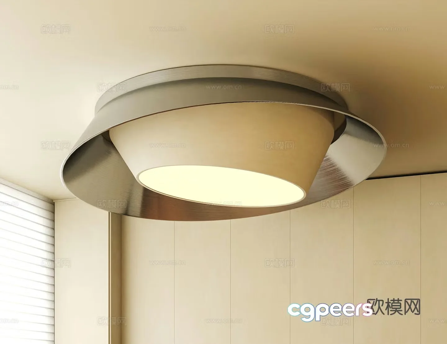 Modern ceiling light 3d model