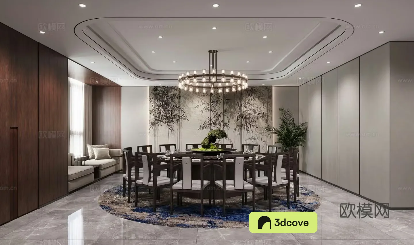 New Chinese style restaurant private room