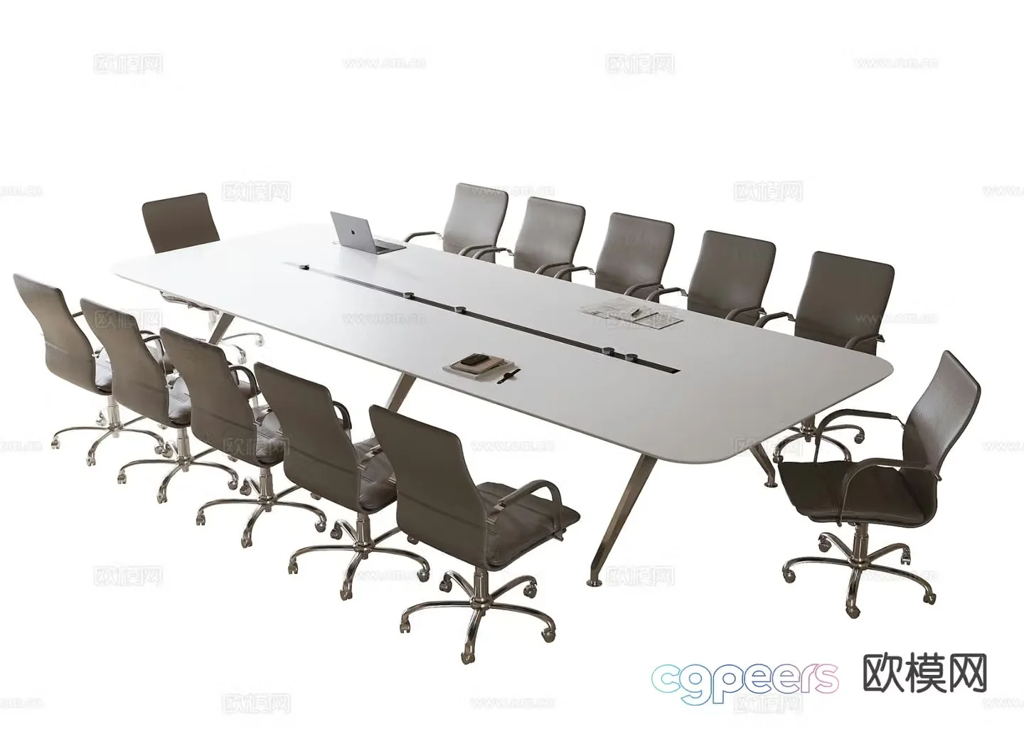 Modern conference table conference table 3d model