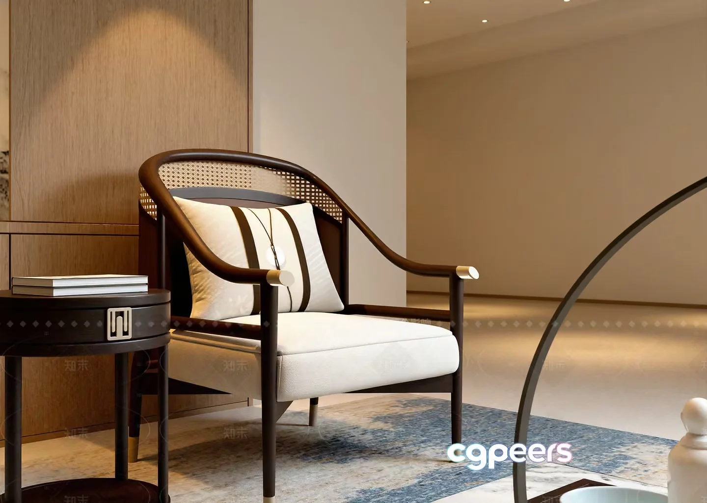 Modern Living Room 3D Model – 14148 – VRAY Render