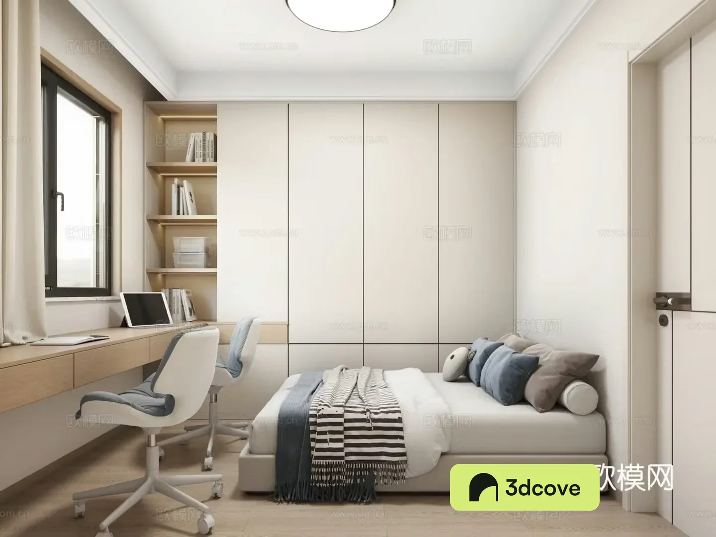 Modern home bedroom