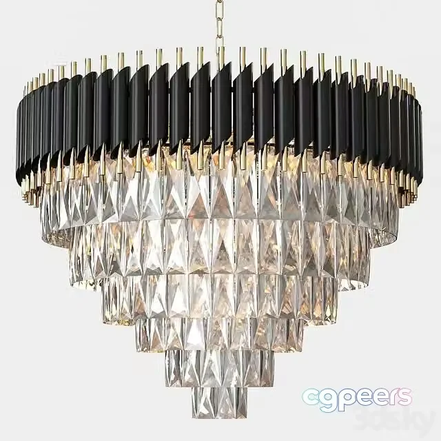 3ds Max Free – Hanging chandelier Omnilux Certaldo OML-81803-24
