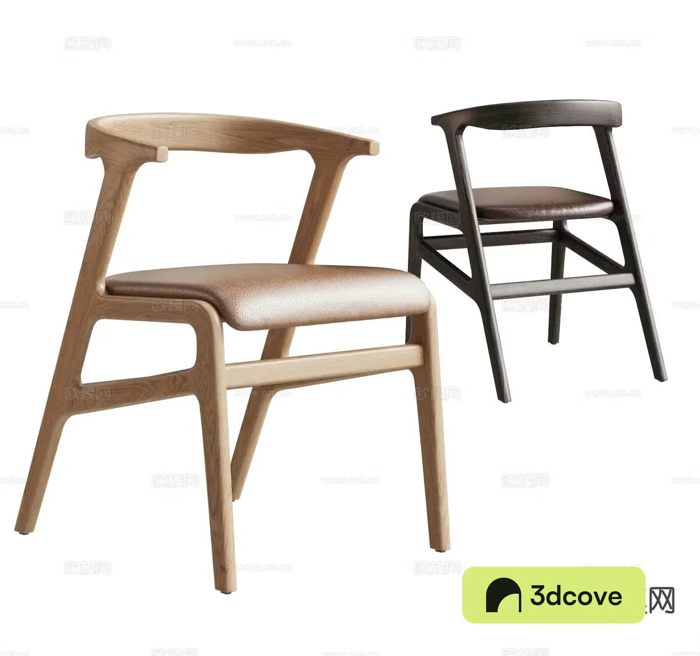 Modern single chair dining chair