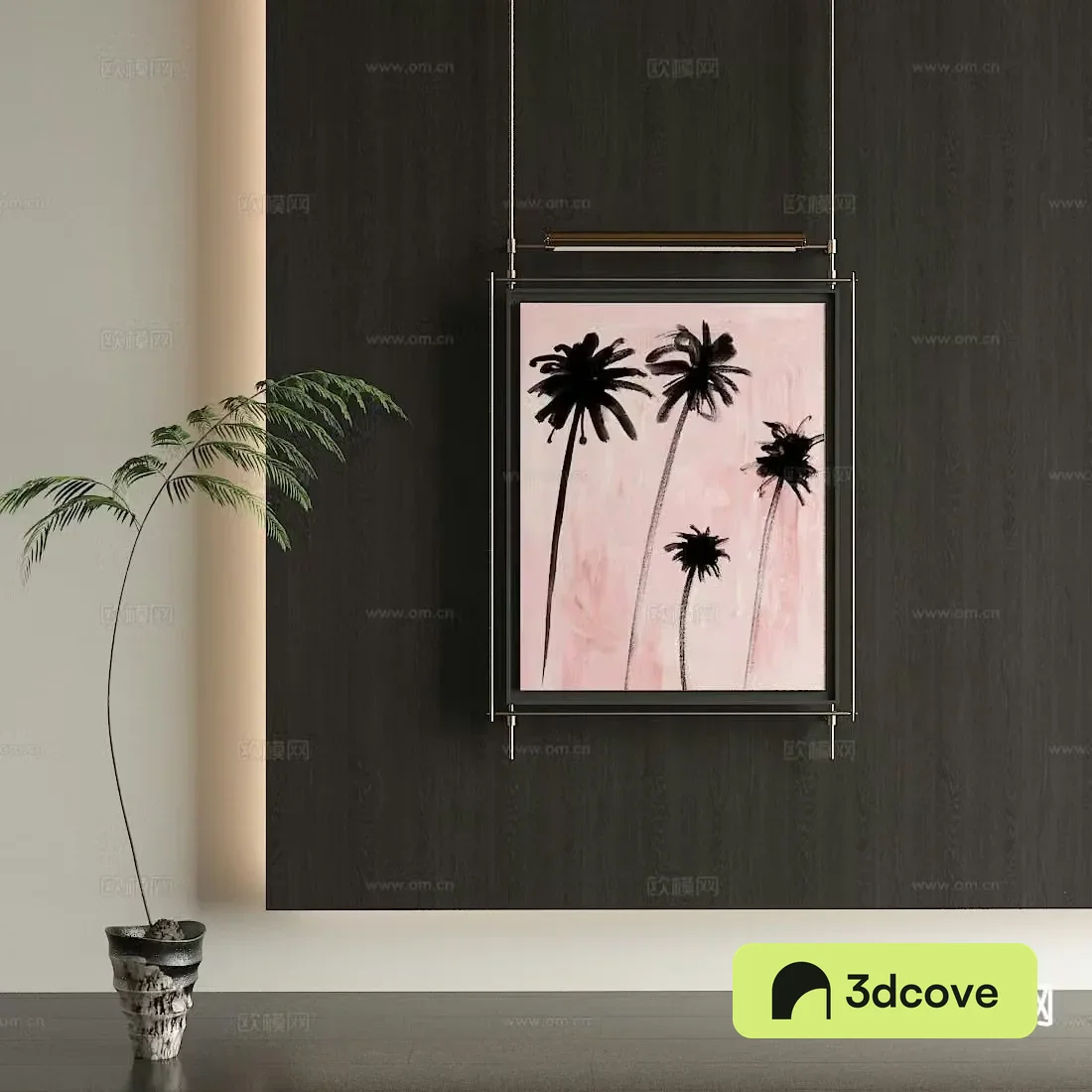 Modern decorative painting oil painting ink painting