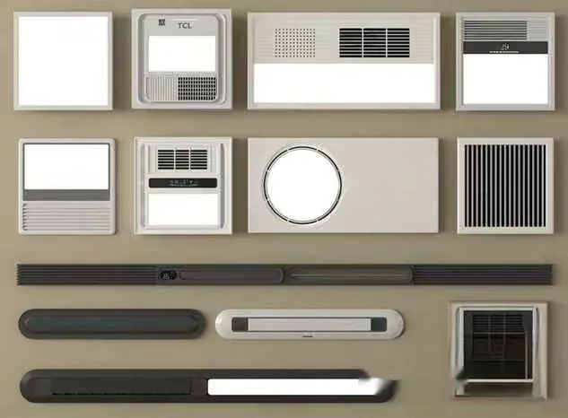 White Wall Air Conditioners 3D Model – 14374 – VRAY Render