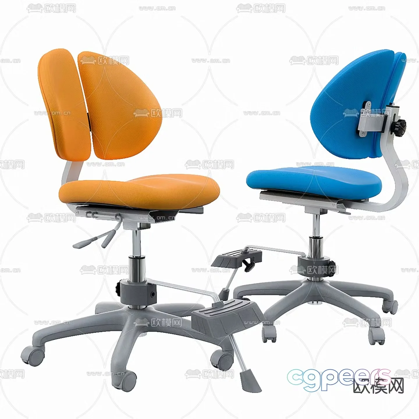 Children’s orthopedic chair 3d model