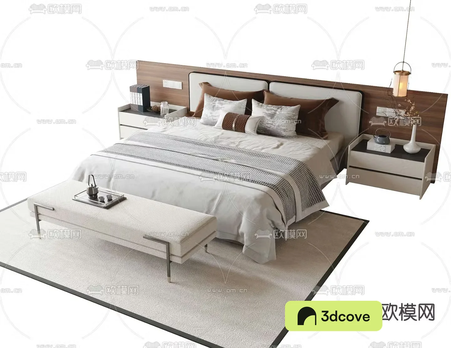 New Chinese style double bed