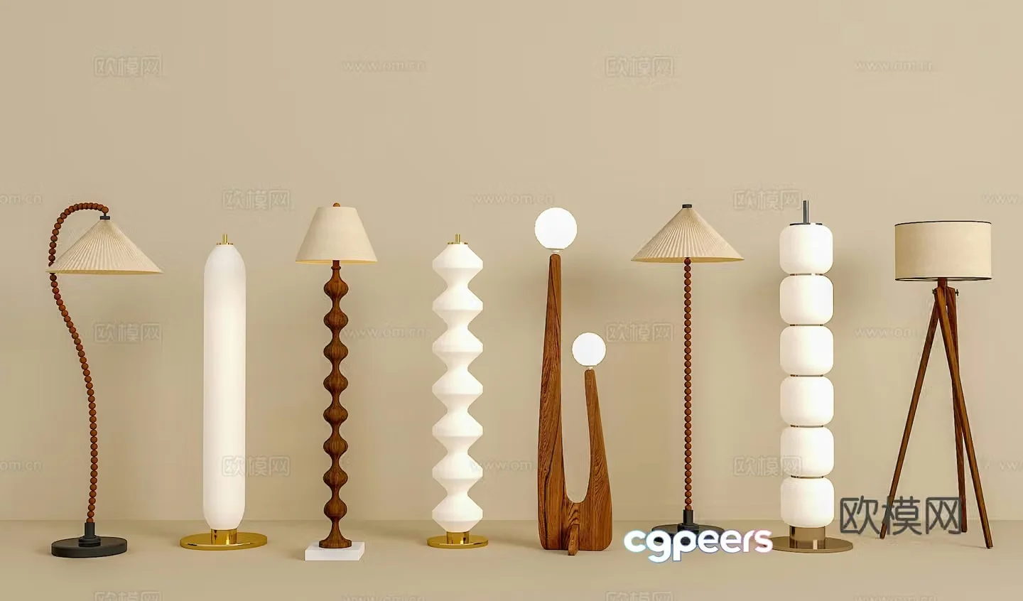 Floor lamp 3d model