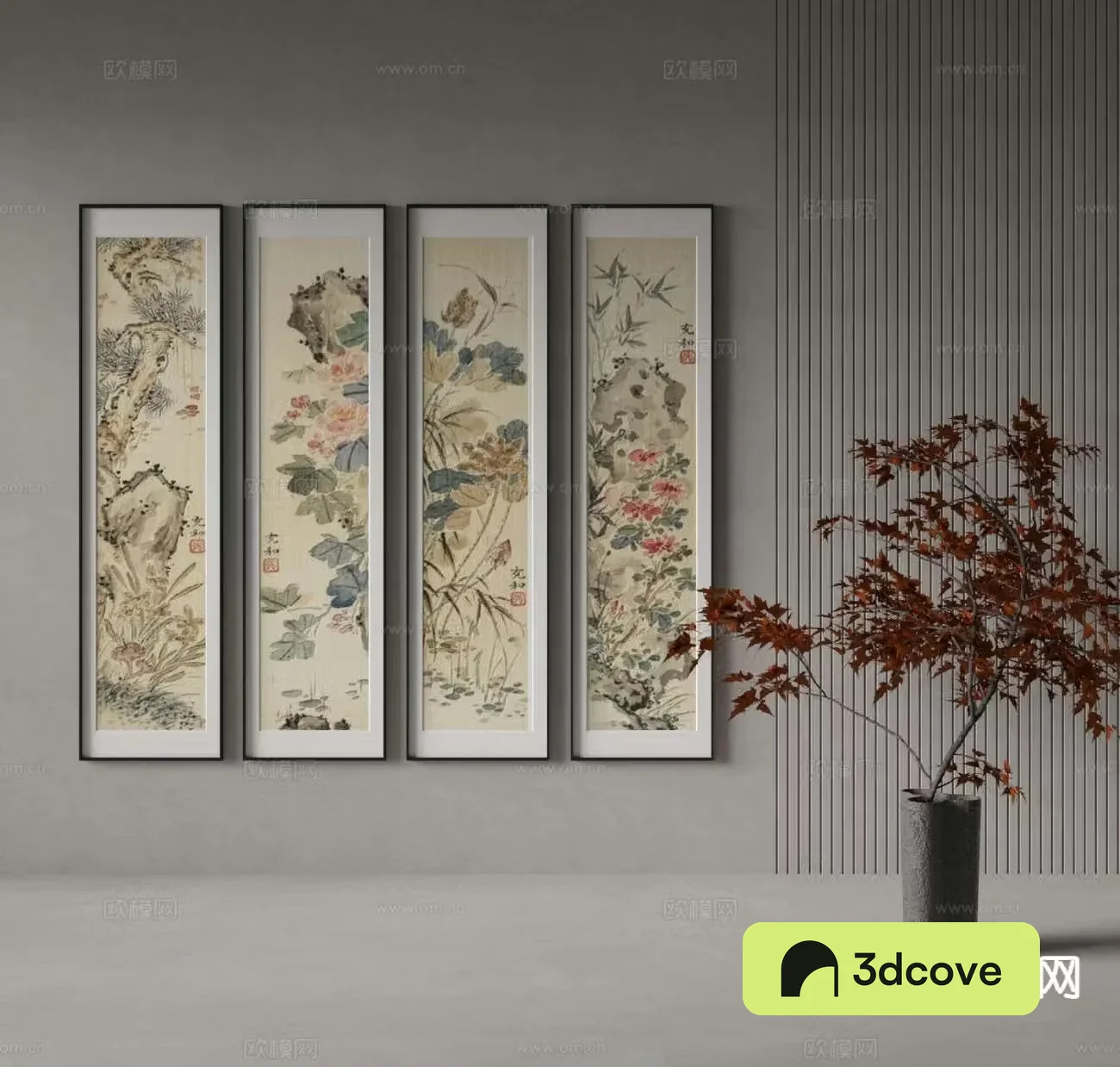New Chinese-style art painting ink painting decorative painting