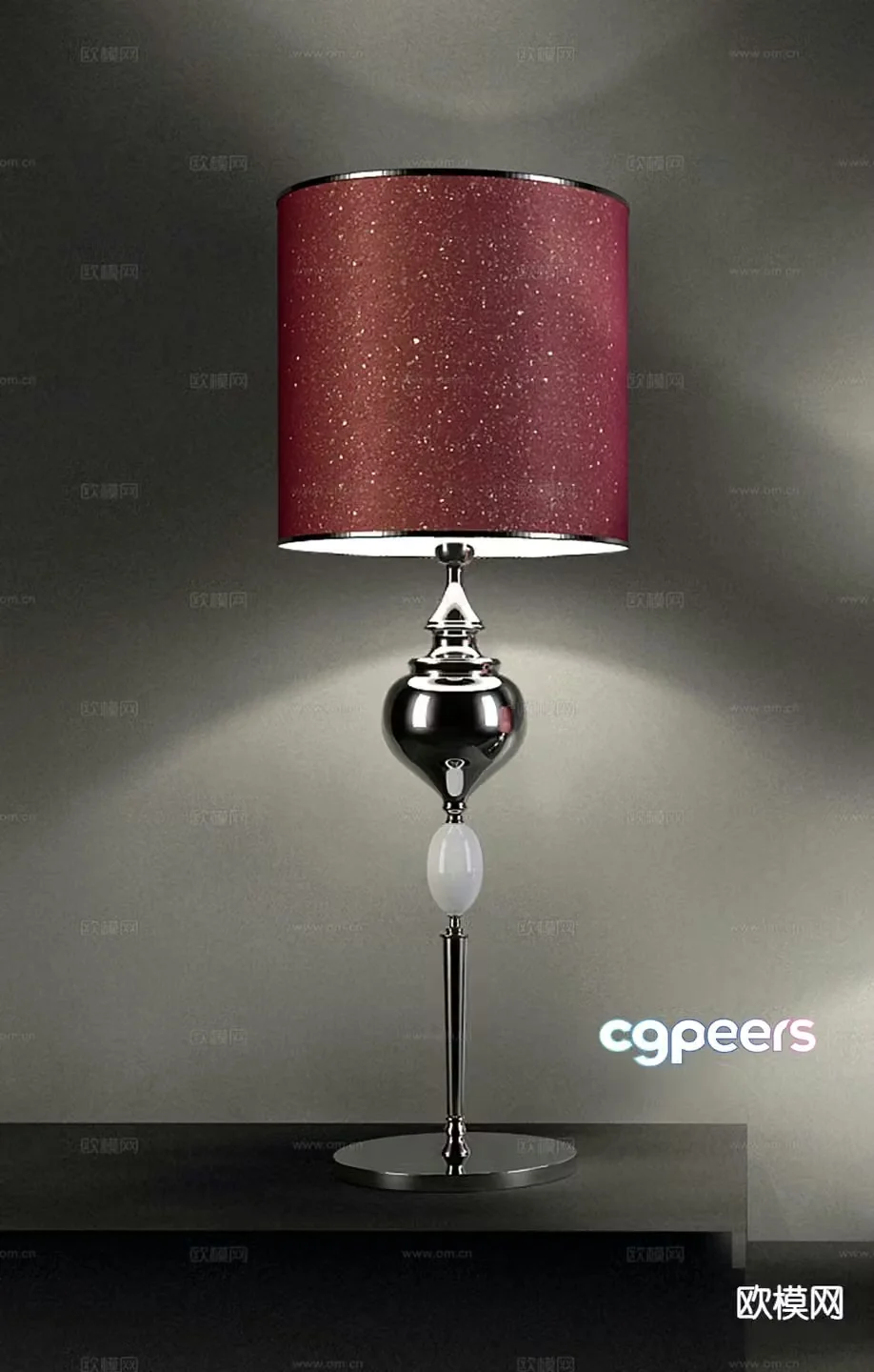 Postmodern desk lamp 3d model