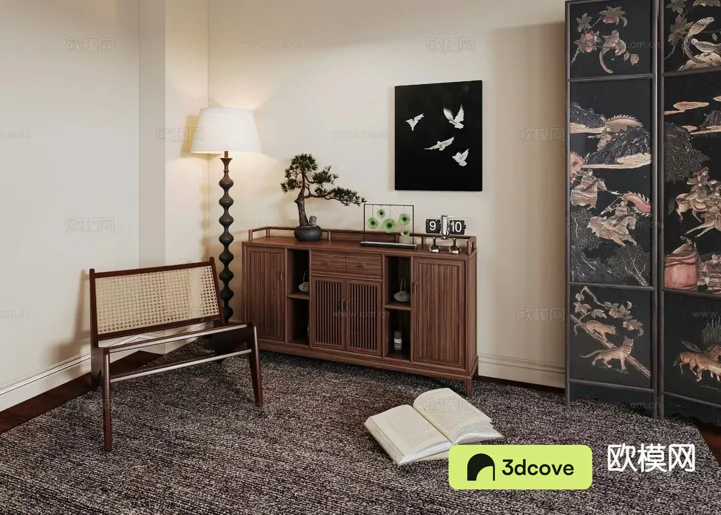 New Chinese style leisure chair