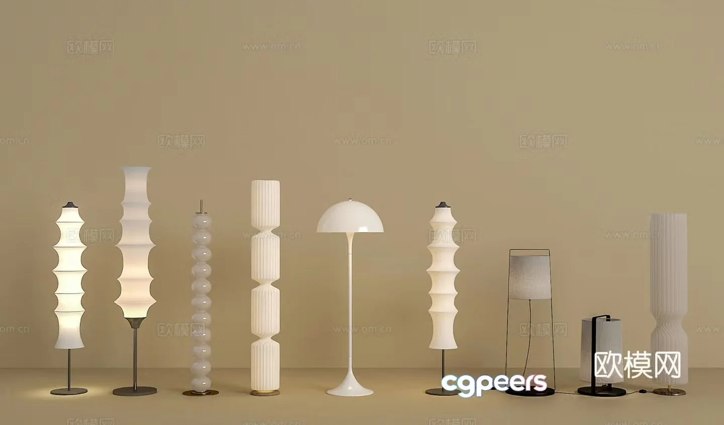 Floor lamp 3d model