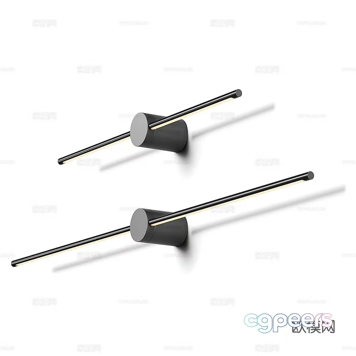 Modern Italian minimalist Ideal Lux Filo Ap Led wall lamp 3d model