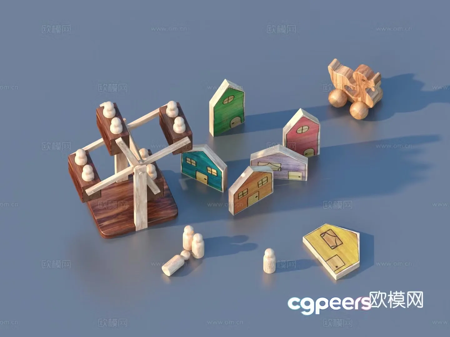 Toy Cartoon 3d Model