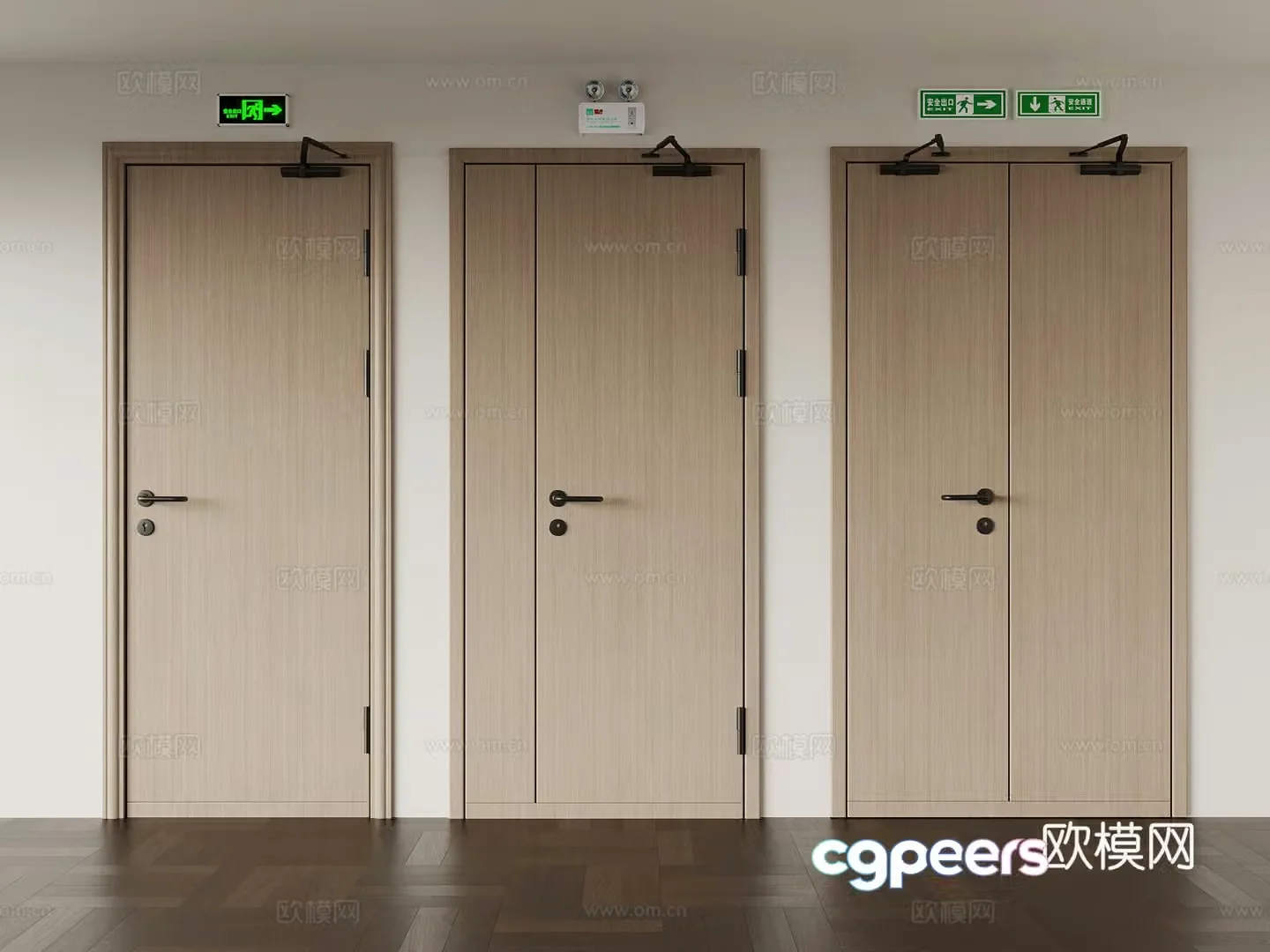 Fire door 3d model