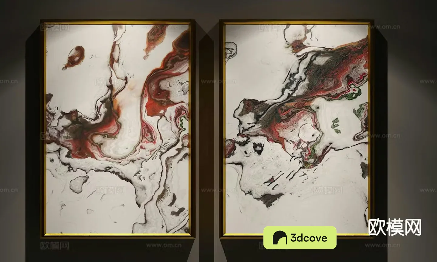 New Chinese texture painting decorative painting