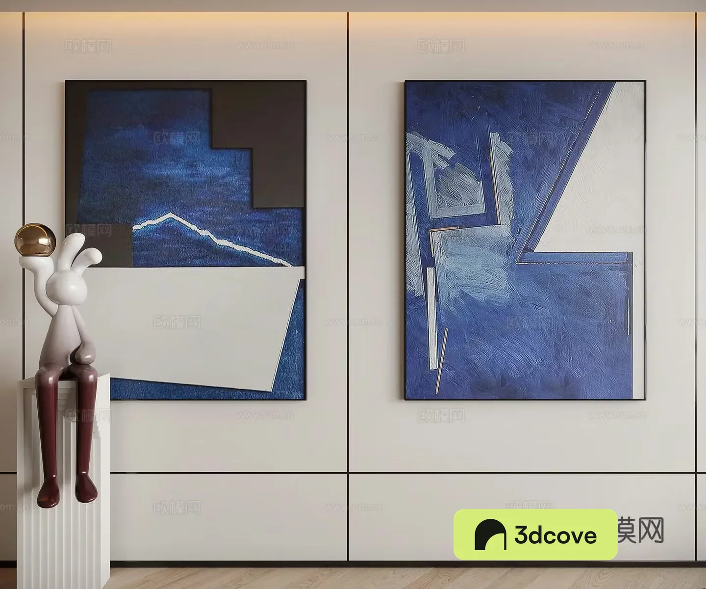 Modern minimalist decorative painting