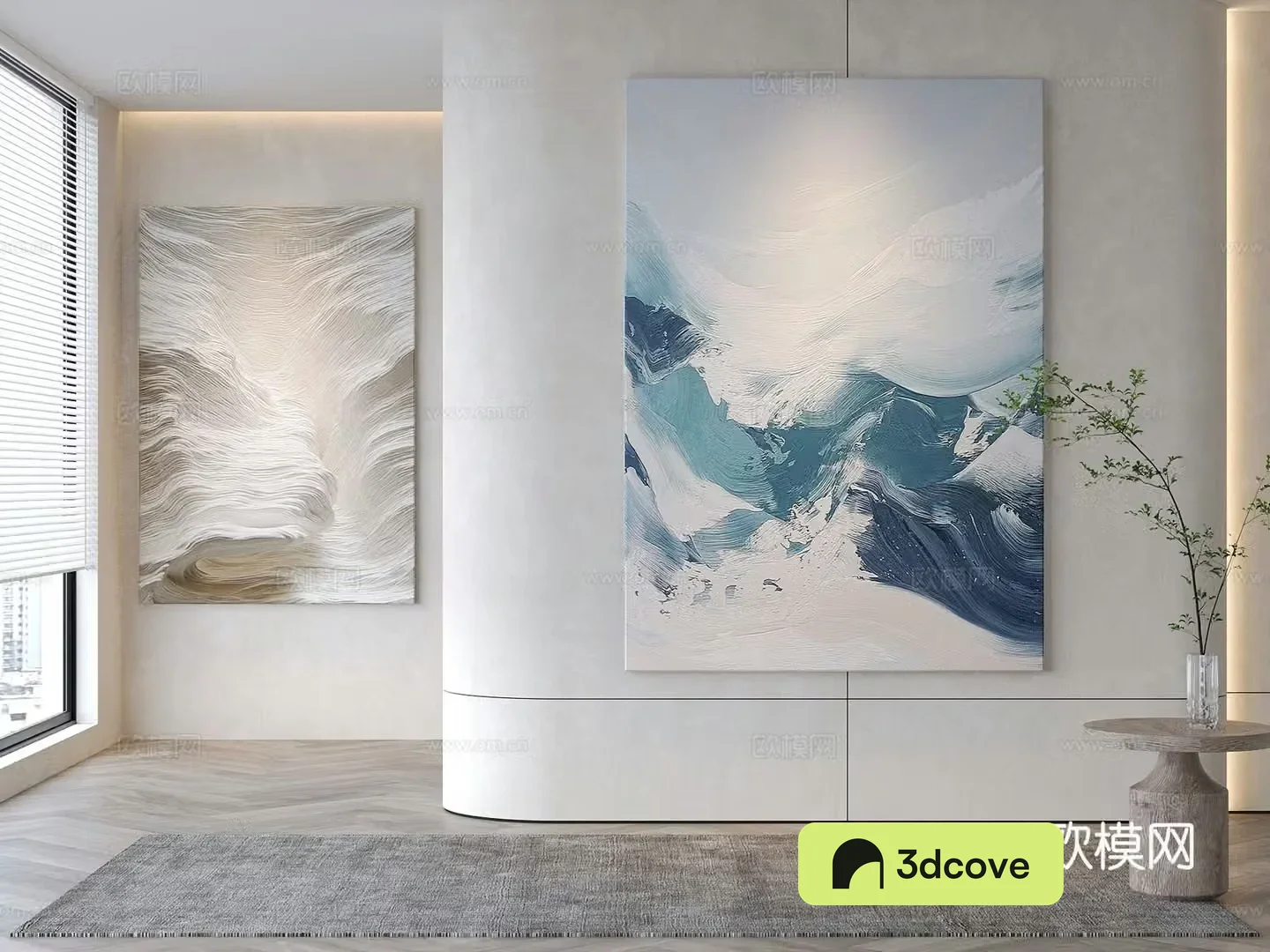 Modern decorative painting Texture painting Abstract painting