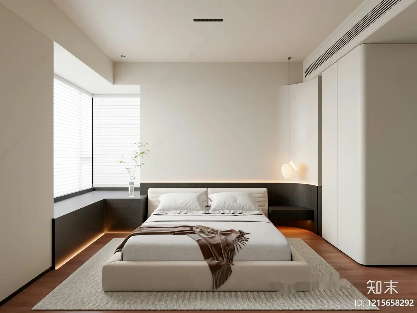 Cozy Bedroom 3D Model – 10189 – VRAY Render