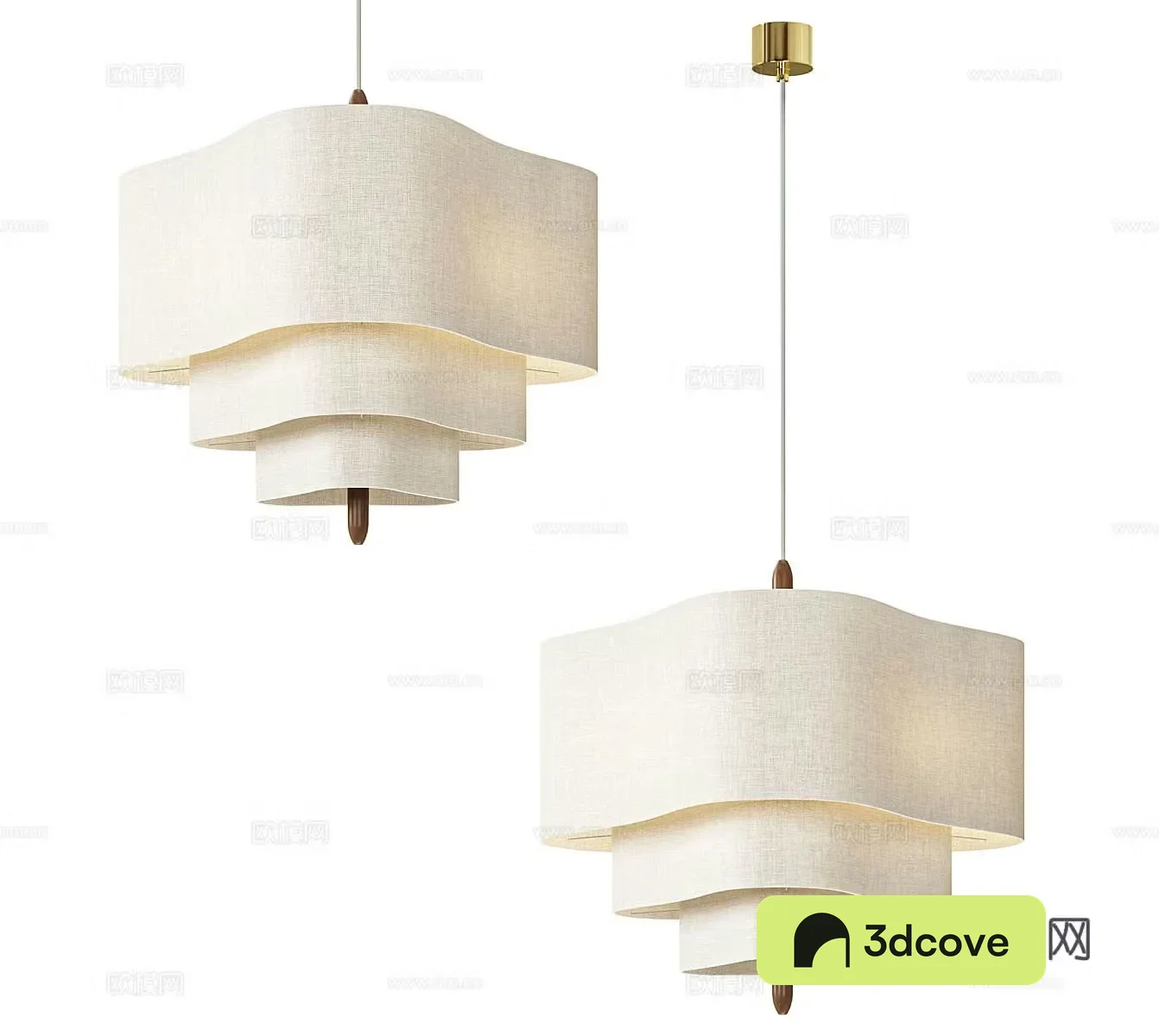 Wasabi Chandelier Paper Chandelier Bedside Chandelier Restaurant Chandelier Bar Chandelier Hotel Chandelier 3D Model