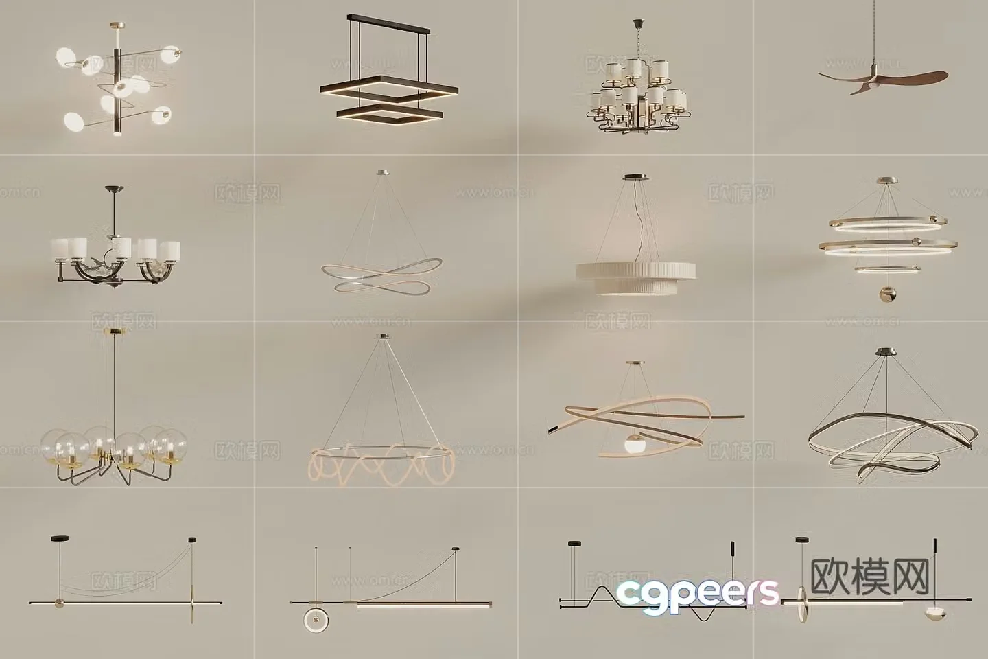 Living room chandelier Bedroom chandelier Multi-head chandelier Decorative chandelier Cloud chandelier Crystal chandelier 3d model