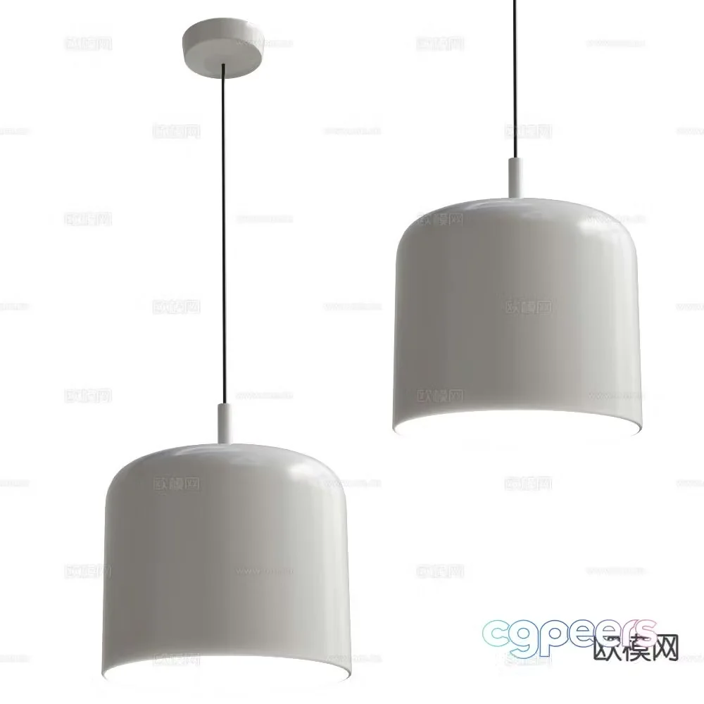 Ole Nordic small chandelier 3d model