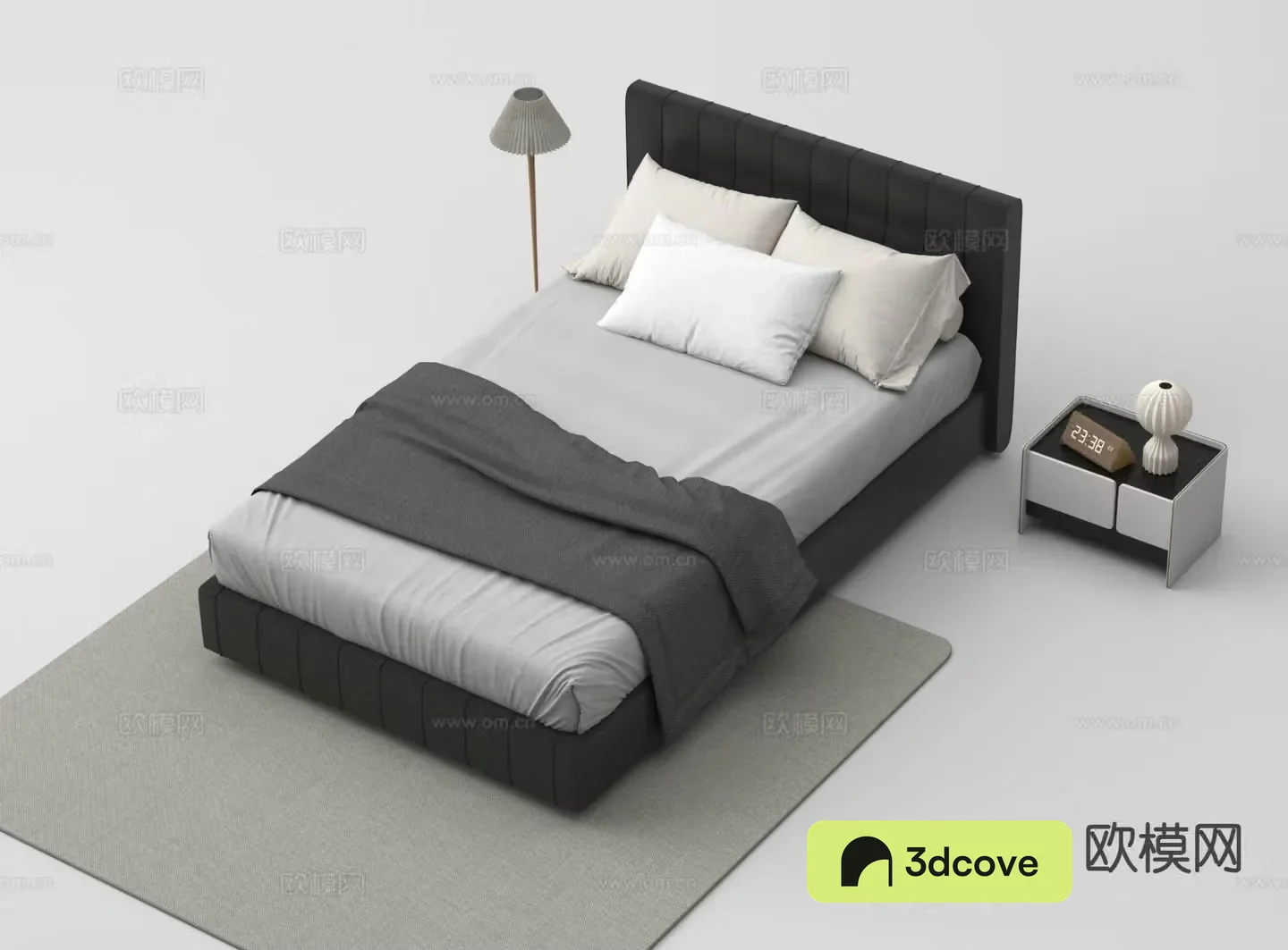 Modern single bed