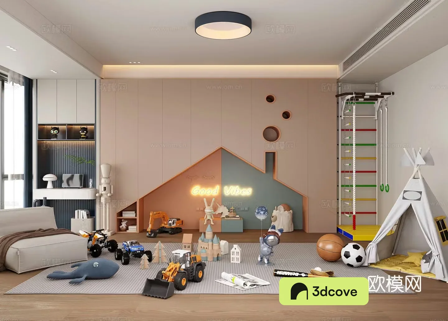 Children’s toy room Children’s entertainment room
