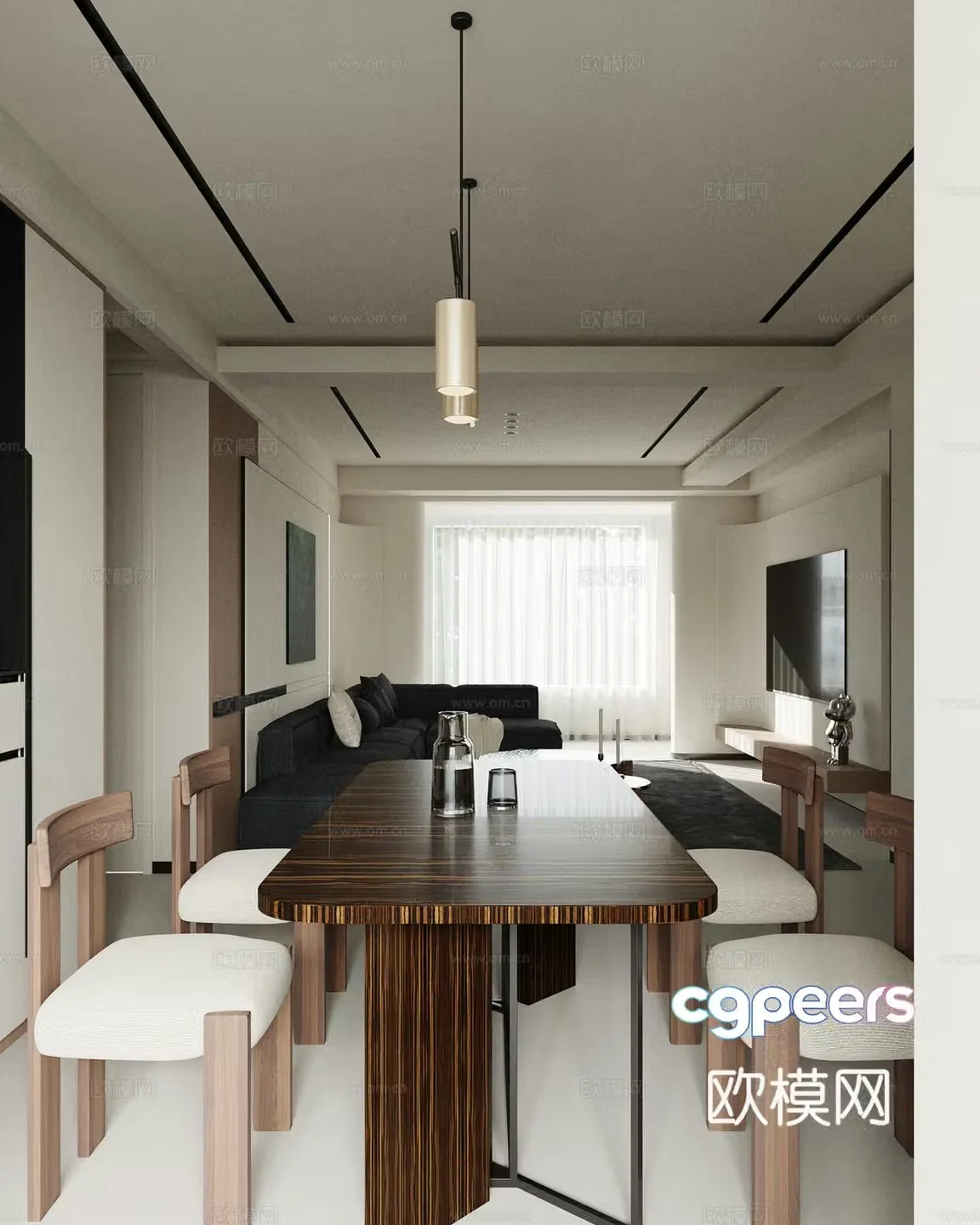Italian restaurant 3D model