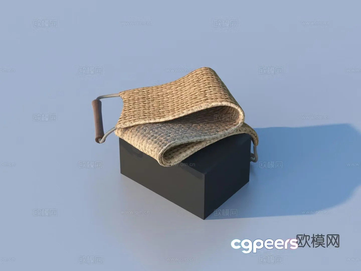 Cloth strips toiletries 3d model