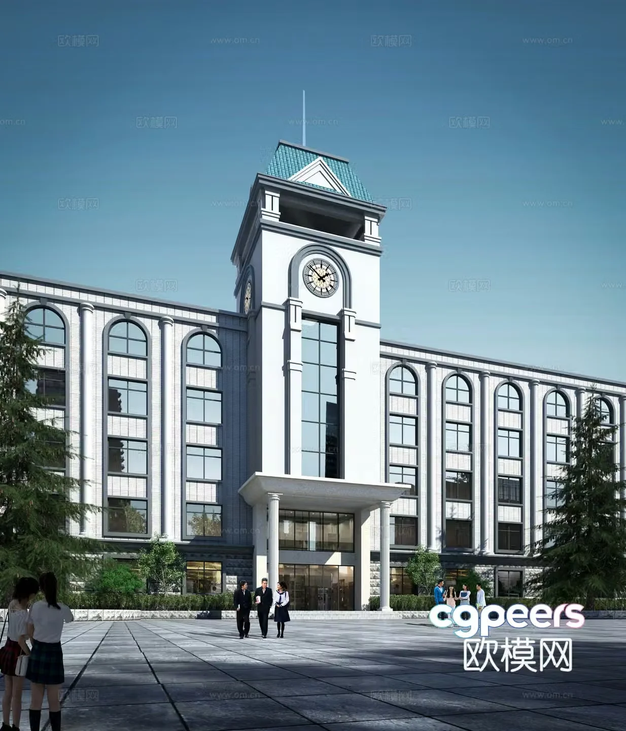 Teaching building 3D model