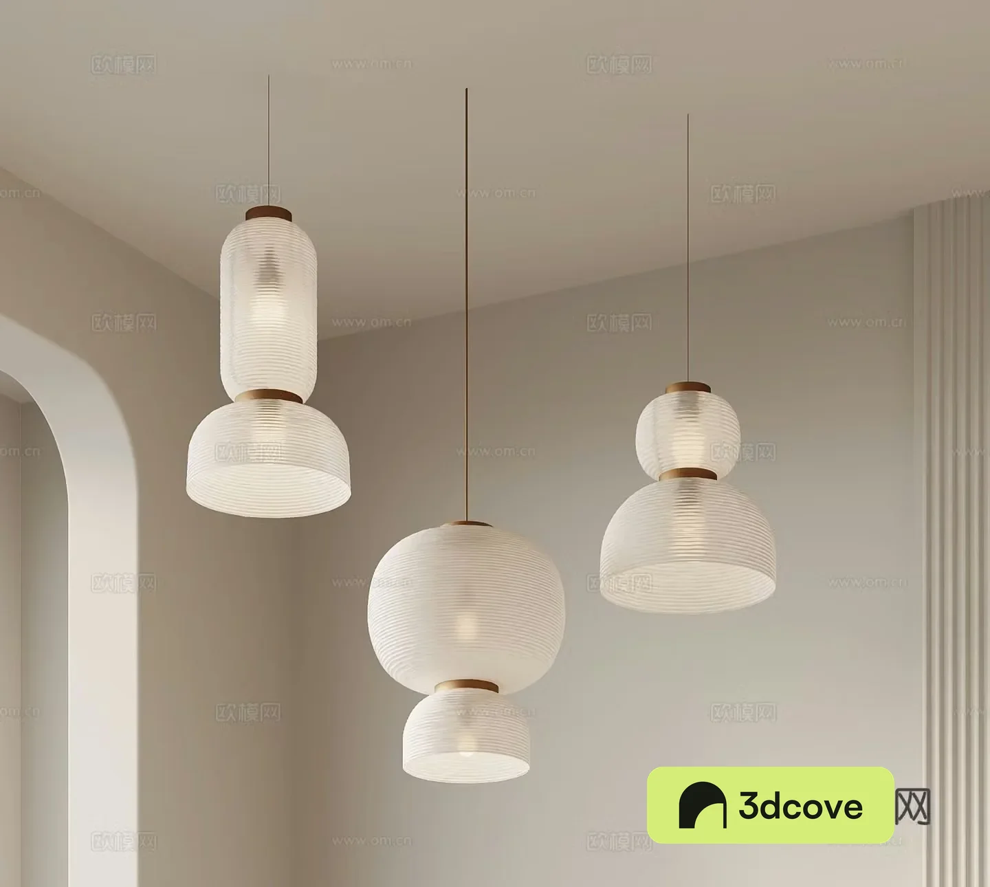 Cream style small chandelier